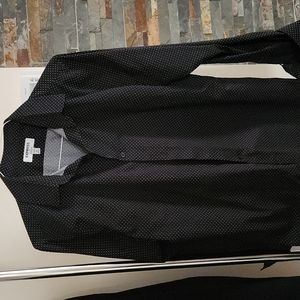 EXPRESS EXTRA SLIM FIT BLACK DREAS SHIRT BUTTON DOWN SIZE:L 16-16.5